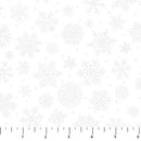 St Nicholas - Snowflakes - White on White