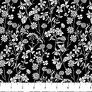 Nature's Sketchbook - Meadow Flowers - Black / White