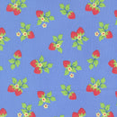 Fruit Salad - Strawberries - Sky Blue