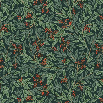 Holiday Classics - Berries - Dark Green