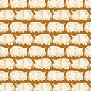 Rising Sun - Hippos - Ochre