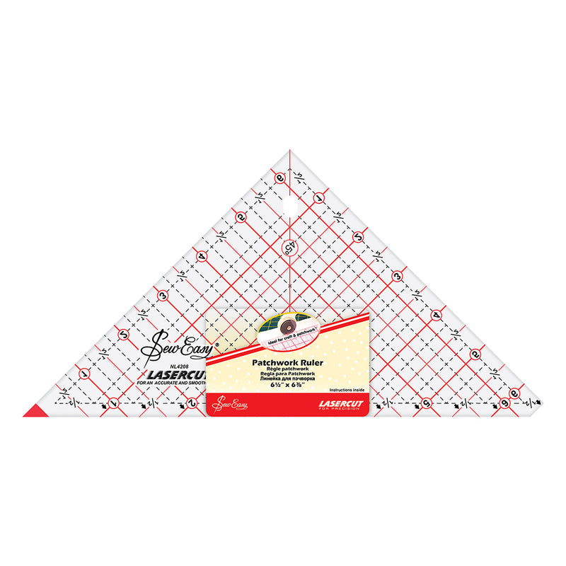 SEW EASY 90 Degree Triangle Ruler - 61⁄2 x 67⁄8