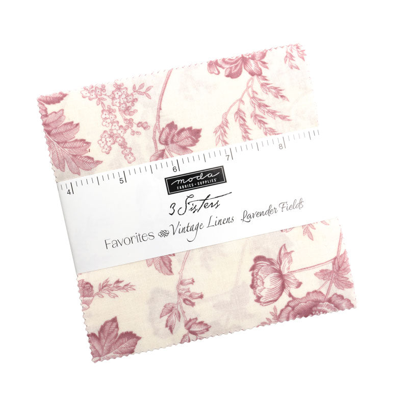 Vintage Linens - Lavender Fields - Charm Pack