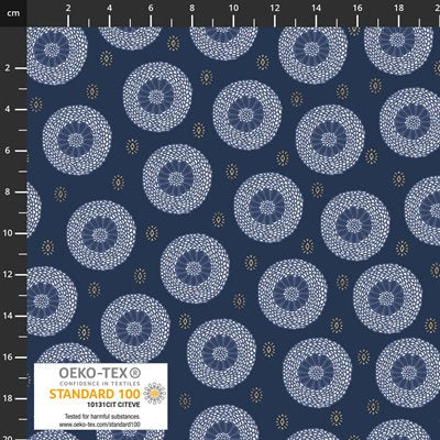 Japan Hello - Circles - Indigo (Copy)