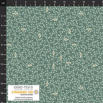 Flower Friends - Bee Path - Teal