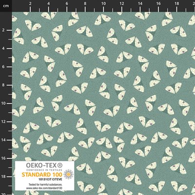 Flower Friends - Moths - Teal