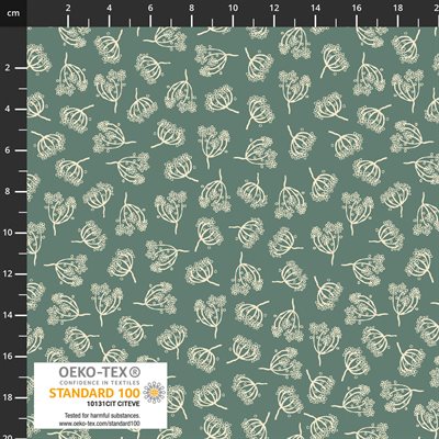 Flower Friends - Queen  Anne's Lace - Teal