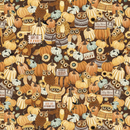 Happy Fallidays - Owl Patch - Brown