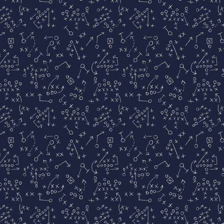 Fall is Football - Play Board - Navy