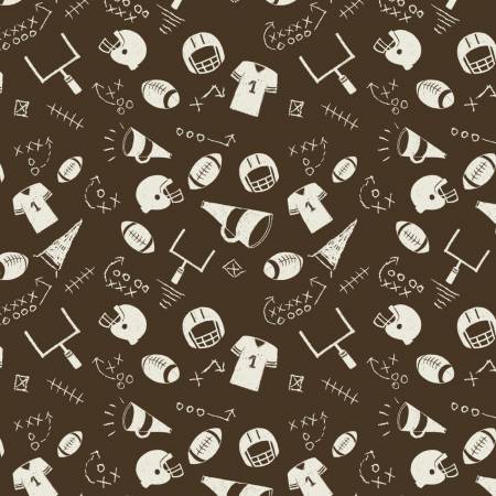 Fall is Football - Icons - Brown