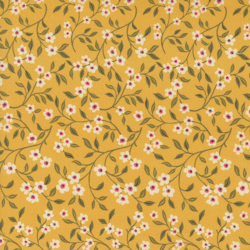 Sagewood - Floral Vine - Sunshine