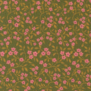 Sagewood - Floral Vine - Avocado