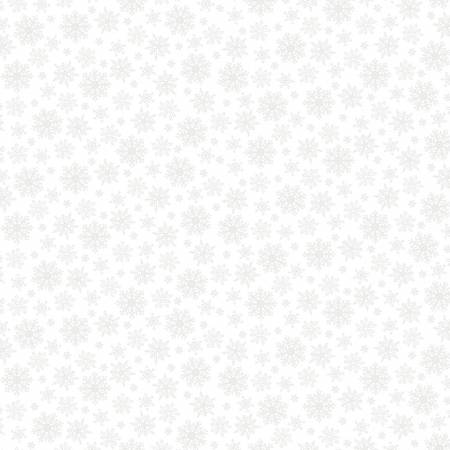 Opposites Attract - Snowflakes - White on White
