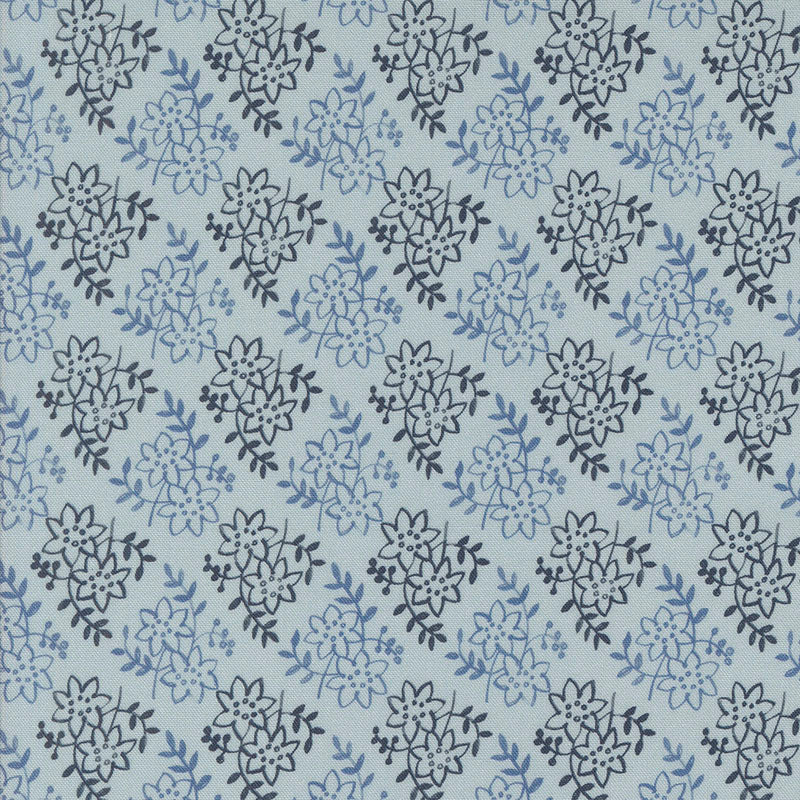 Larking - Floral Diamond - Copeland