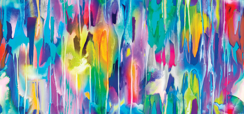 Gradients Euphoria - Watercolour Stripe - Rainbow