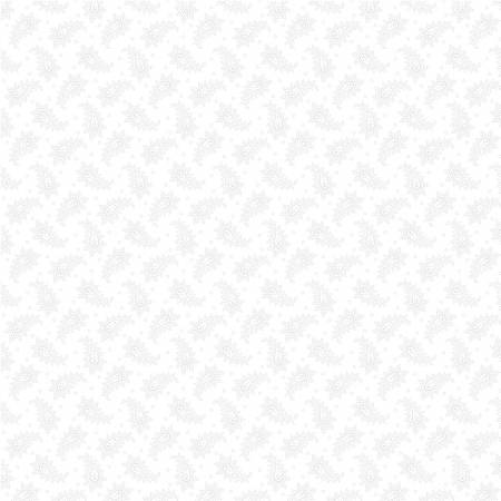 Opposites Attract -  Paisley - White on White