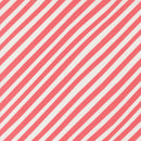 Funny Valentine - Diagonal Stripe - Coral