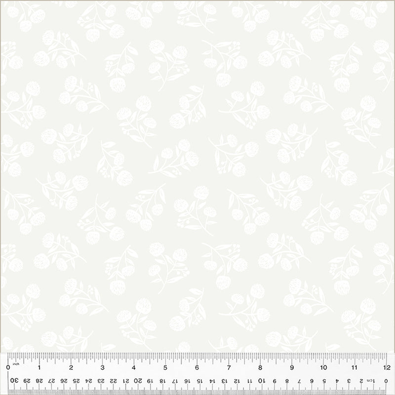Clover & Dot - Clover- White on White