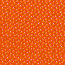 Meadow Star - Tiny Floral - Orange