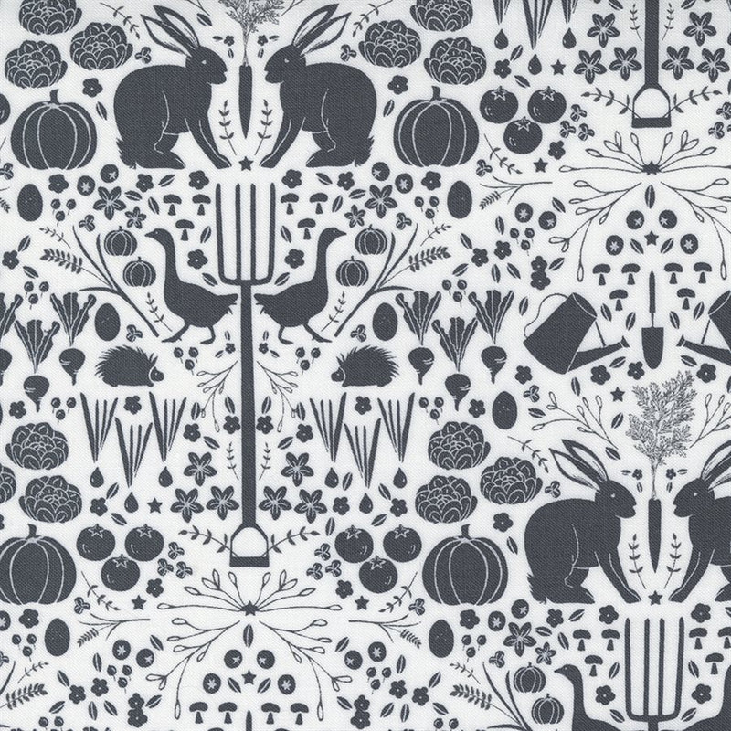 Midnight in the Garden - Garden - White