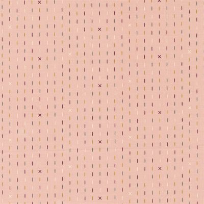 Evermore - Hand Stitched Stripes - Strawberry