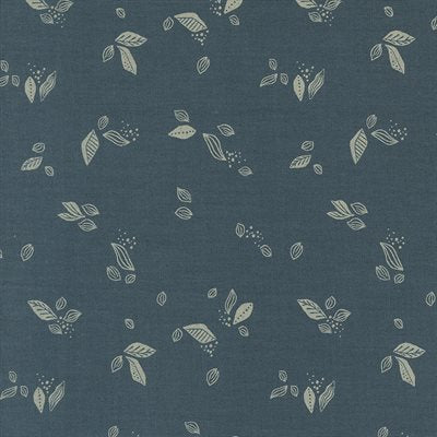 Folk and Lore - Leaf Toss - Denim