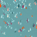 Things Above - Raindrops - Light Teal