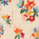 Boho Haven - Brush Stroke Floral - Eggshell