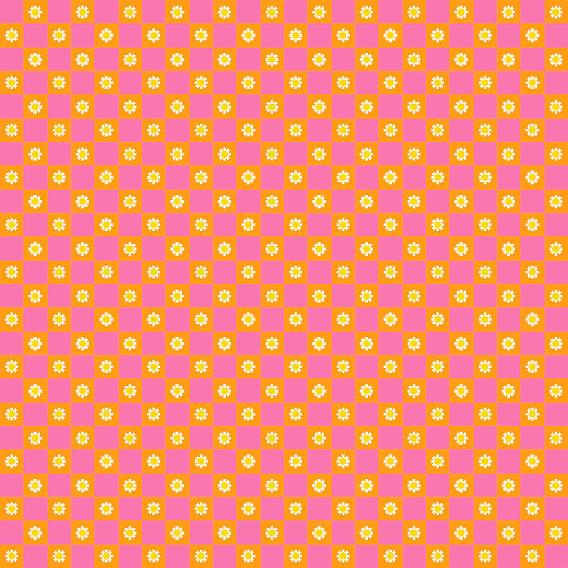 Animal Animal - Checkerboard - Orange