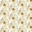 Coastal Waterways - Collage - Cream