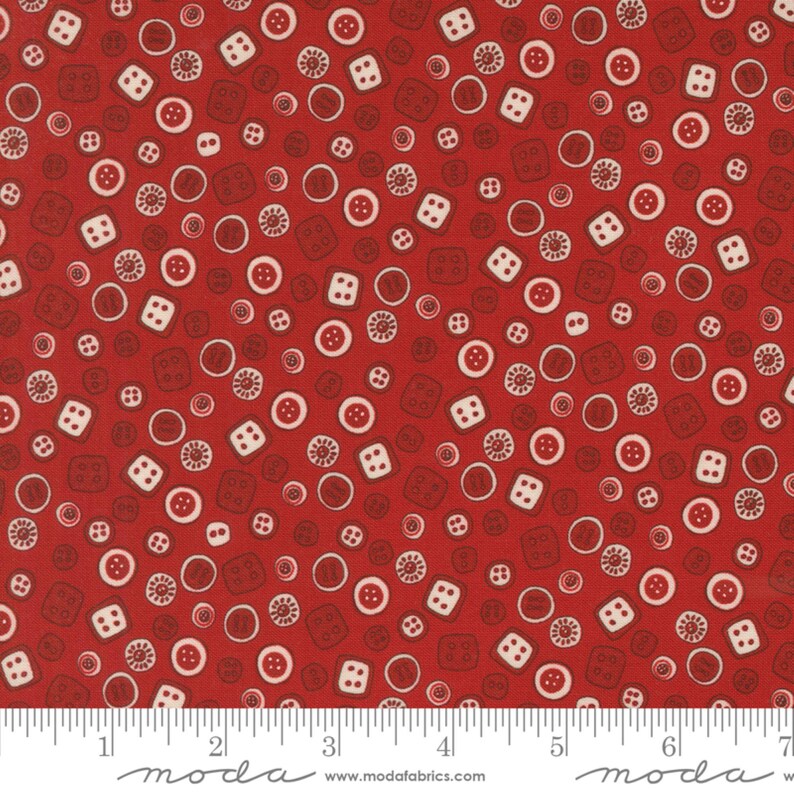 Threads - Buttons - Red