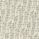 Sable and Swan - Numerals - Ecru