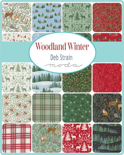 Woodland Winter - Charm Pack