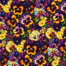 Gigi in the Garden - Stained Glass Pansies