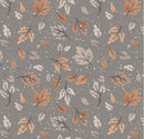 Pumpkin and Paws Collection - Witchy Leaves - Taupe