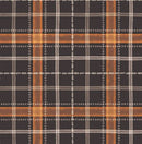 Pumpkin and Paws Collection - Harvest Plaid - Brown