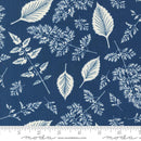 Field of Flowers - Leaf Pattern - Indigo