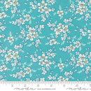 Time and Again - Floral - Aqua