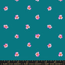 Bird is the Word - Floral Toss - Teal