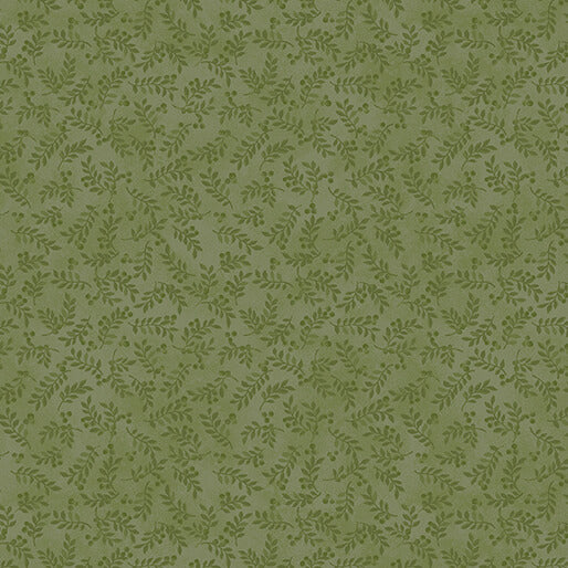 A Moose in the Woods - Green Tonal