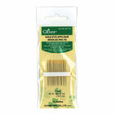 Clover Gold Eye Applique Needles Size 10 15ct