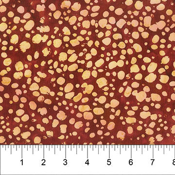 Banyan Batiks - Memory Lane - Dotted - Cocoa