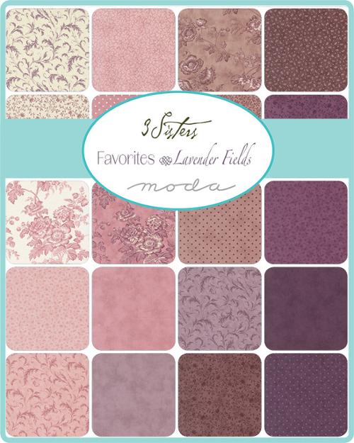 Vintage Linens - Lavender Fields - Charm Pack