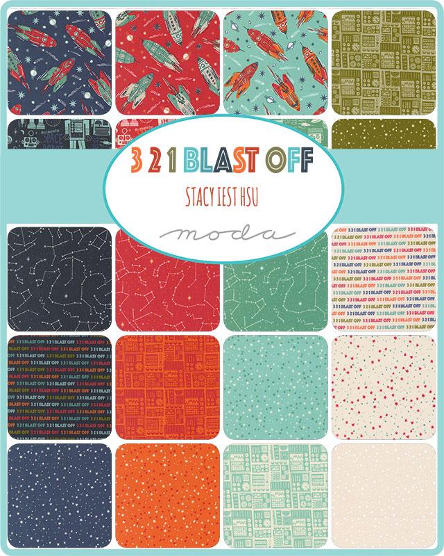 321 Blast Off - Charm Pack