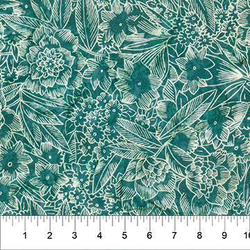 Banyan Batiks - Pen and Ink - Smoky Teal