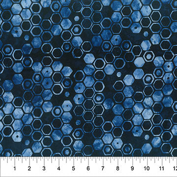 Banyan Batiks - Faux Finish - Indigo