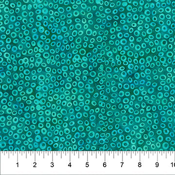 Banyan Batiks - Dot - Peacock