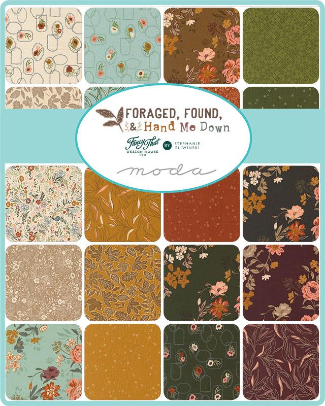 Foraged, Found and Hand Me Down - Charm Pack