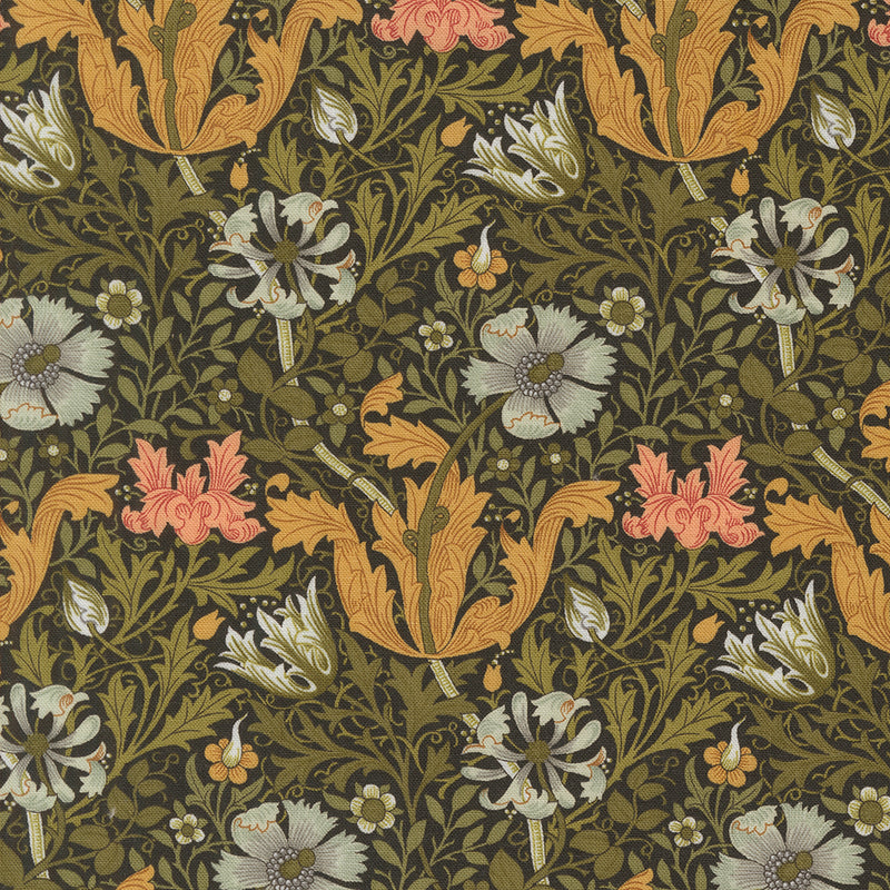 Morris Manor - Compton Floral - Ebony