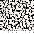 Ink and Earth - Floral - Black - Griege